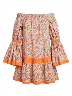 Silvia Tcherassi Pescali Floral Cotton Dress Size S - Image 1