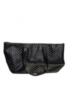 Mi Sa Ko Woven Tote Bag Black - Image 1