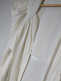 ATOIR The Barbados Top White Puff Sleeve Tie-Front Blouse AU 8 - Image 3