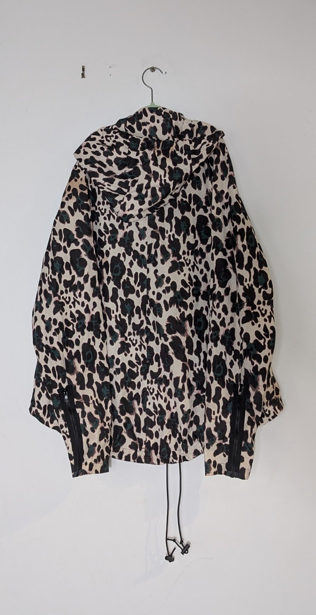 The Upside Leopard Print Rain Jacket Women's XL - Image 2