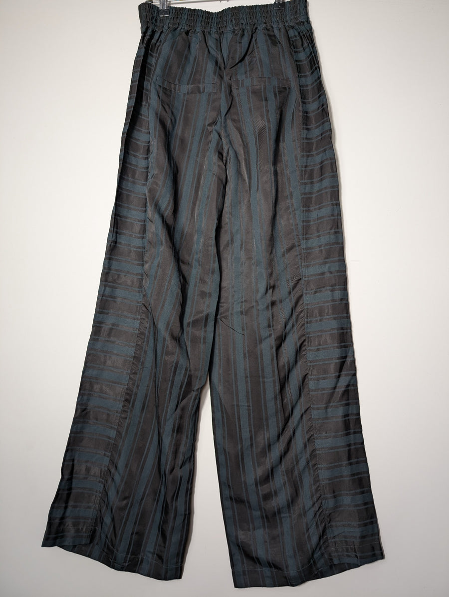 Ginger & Smart Abstract Print Jumpsuit Dark Blue and Tan Size 8 - Image 11
