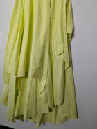Ginger & Smart Asymmetric Midi Dress Yellow Size 6 - Image 2