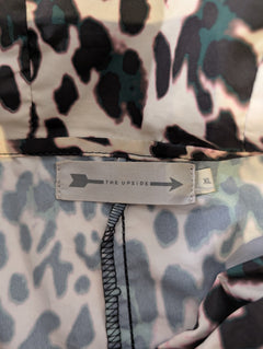 The Upside Leopard Print Rain Jacket Women's XL - Image 3
