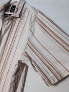 Afends Striped Short Sleeve Shirt Men's Size L - Image 2
