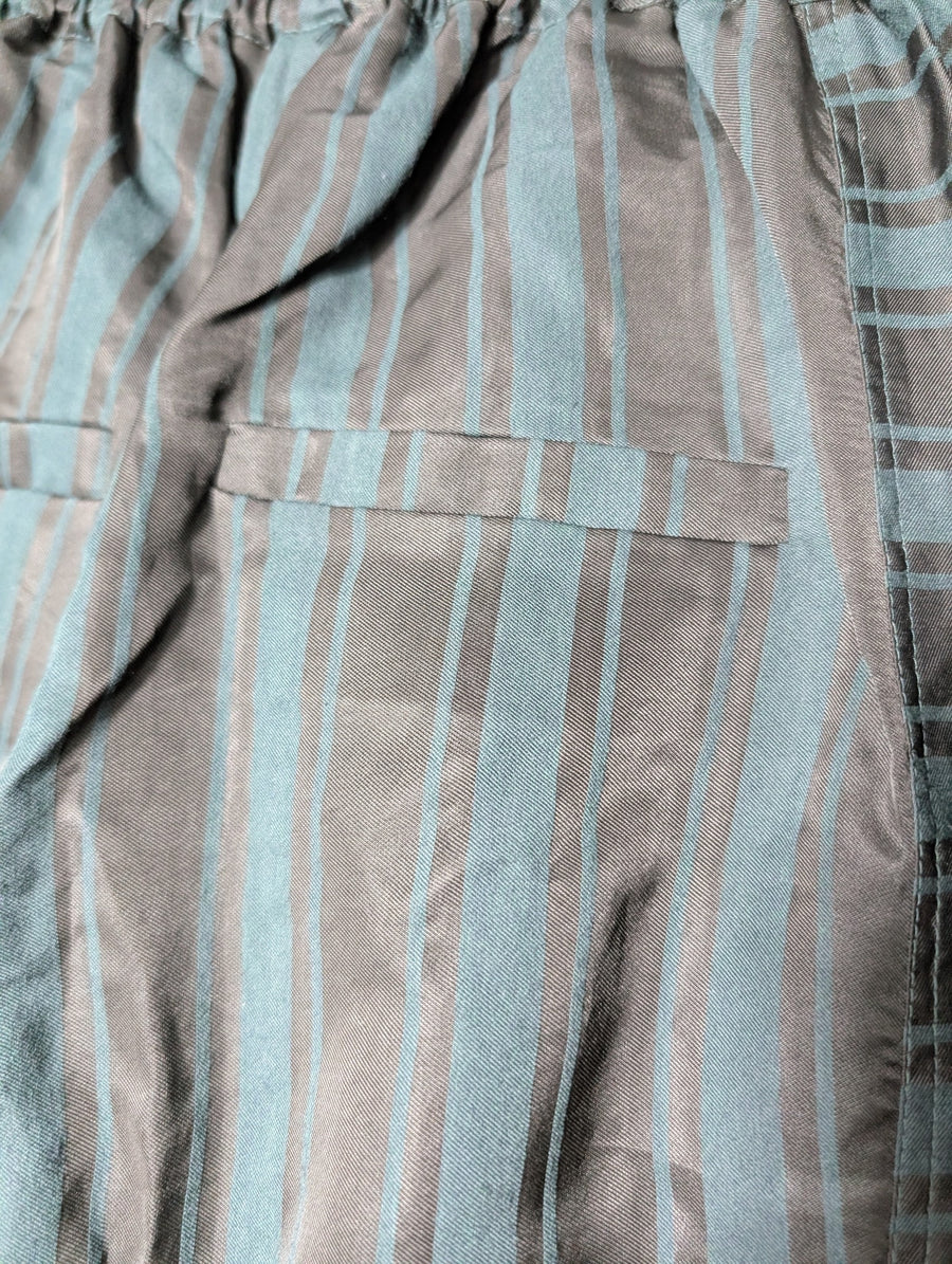 Ginger & Smart Abstract Print Jumpsuit Dark Blue and Tan Size 8 - Image 12