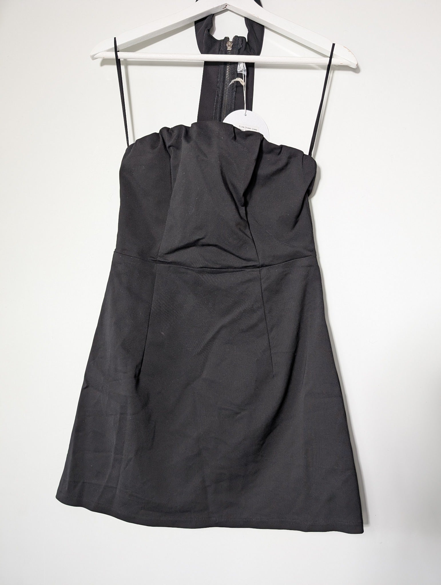 Luvalot Elude Choker Mini Dress Black AU 10 - Image 4