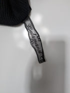MM6 Maison Margiela Leather and Knit Open Front Vest Black Size 6 - Image 6