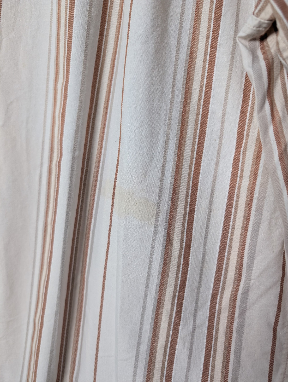 Afends Striped Short Sleeve Shirt Men's Size L - Image 5
