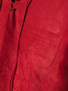 Ralph Lauren Collection Suede Lace-Up Shirt Red Size 10 - Image 2
