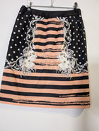 Emma Cook Floral Polka Dot Striped Skirt Size 10 - Image 3