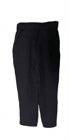 Witchery High-Waisted Belted Trousers Black Women's Size 16 - Image 1