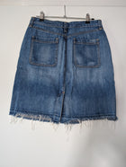 Rag & Bone Denim Button-Front Mini Skirt Blue Size 30 - Image 3