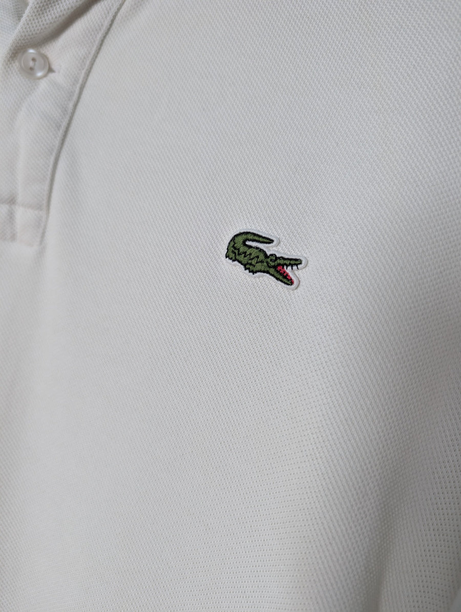Lacoste Slim Fit L.12.12 Polo Shirt White Size 5 - Image 2