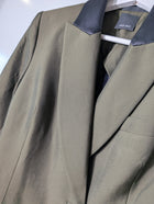 Josh Goot Double Breasted Coat Dress Olive Green Size S NWT - Image 2