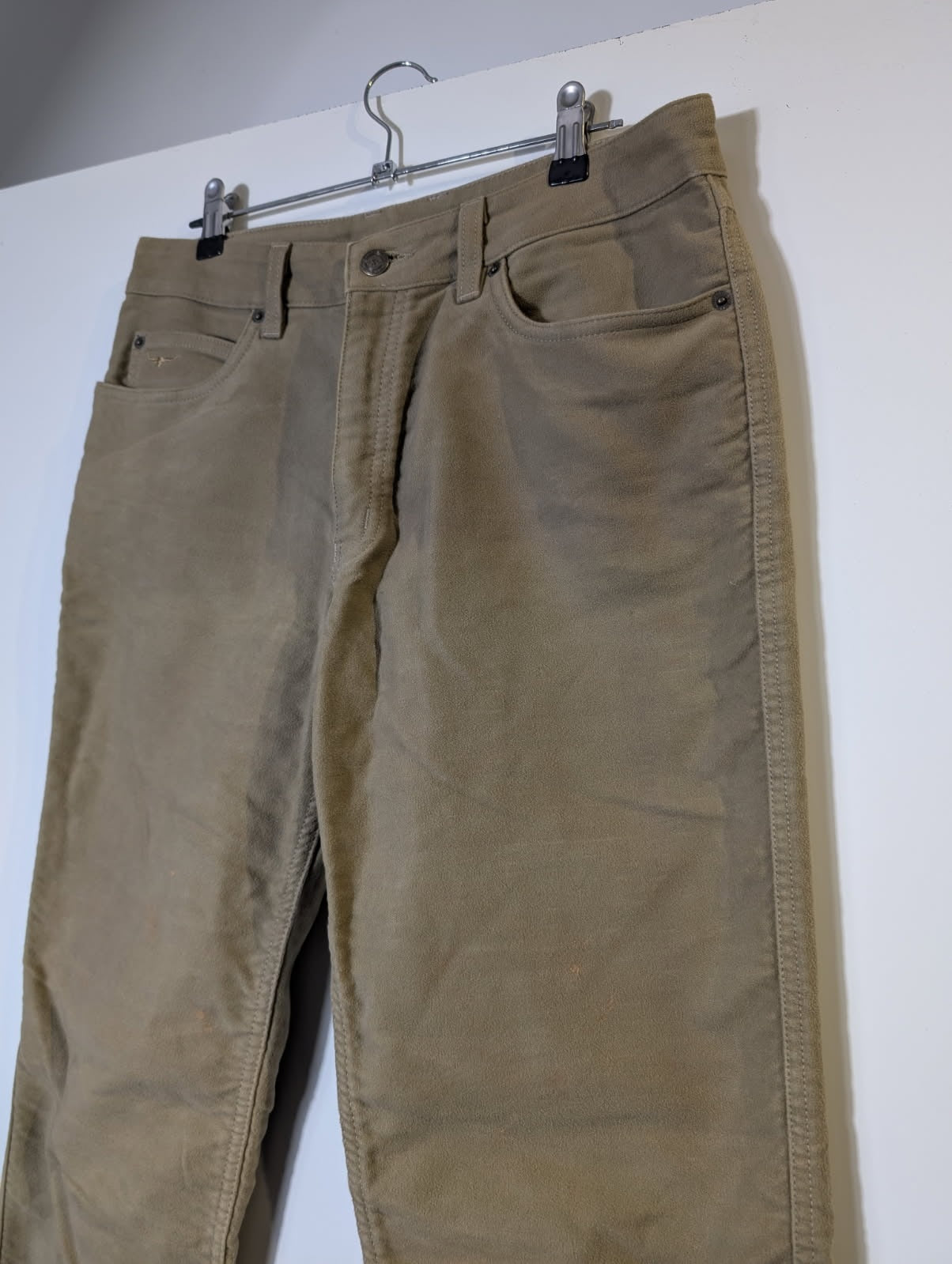R.M. Williams Moleskin Jeans Beige Size 13 - Image 6