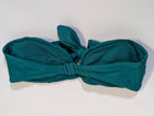 Zimmermann Tie-Front Bandeau Bikini Top Teal Green - Image 3