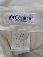 Cécilene Vintage Double-Breasted Midi Skirt Cream - Image 5