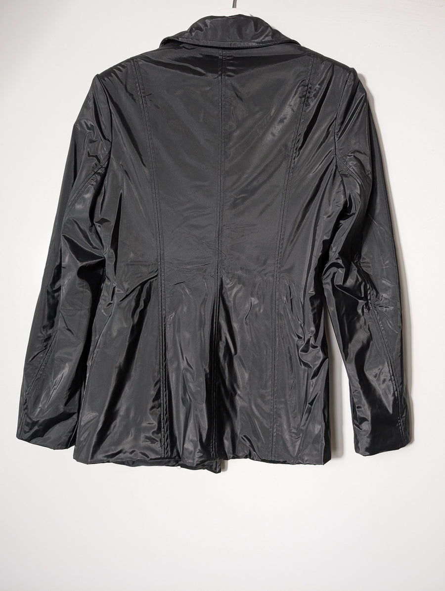 ICE Collection Vintage Nylon Button-Up Jacket Black Size S - Image 4