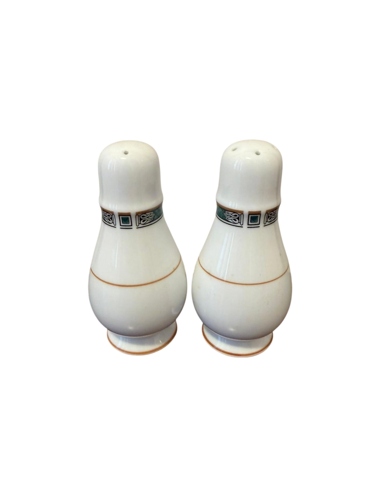 Noritake Legendary Green Salt & Pepper Shakers - Image 1