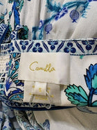 Camilla Silk Floral Paisley Midi Dress Size S - Image 3