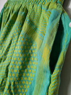 Cecilie Copenhagen Keffiyeh Print Mini Skirt Green Size S - Image 3