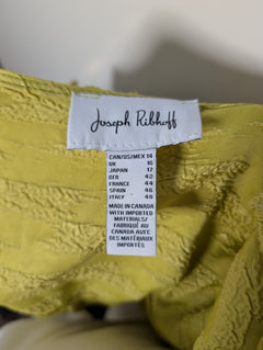 Joseph Ribkoff Open Front Jacket Lime Green Size 14 - Image 5