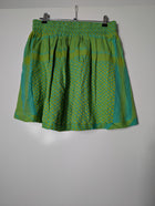 Cecilie Copenhagen Keffiyeh Print Mini Skirt Green Size S - Image 4