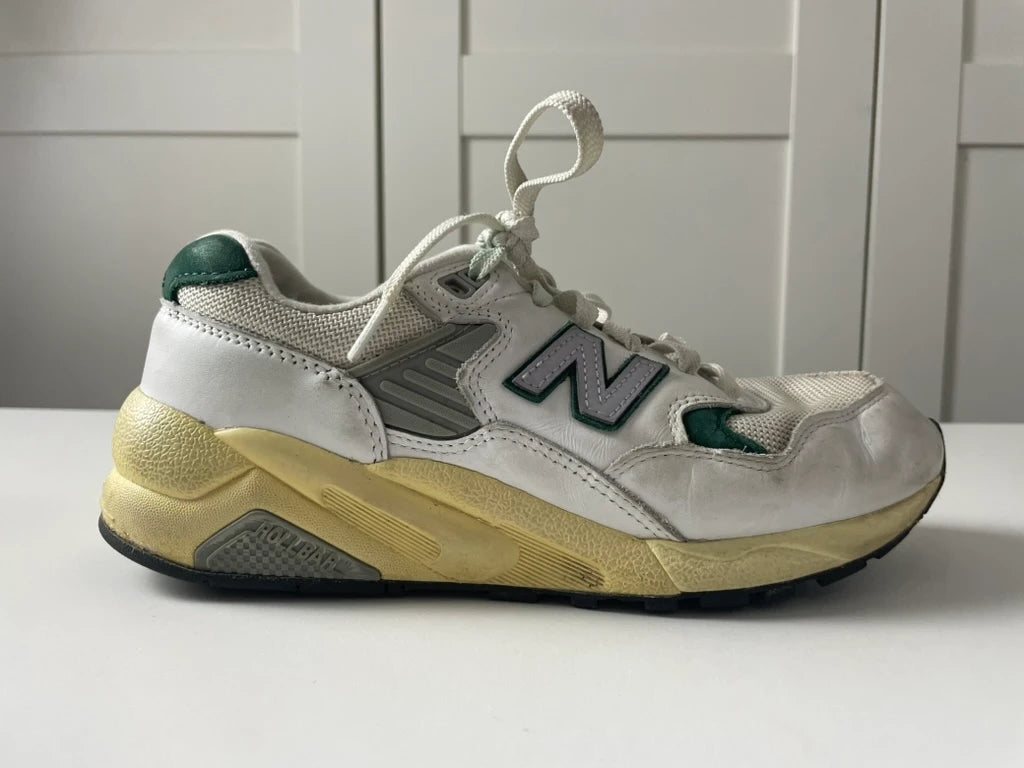 New Balance 580 Sneakers White Green Grey ROLLBAR Men's Shoes - Image 4