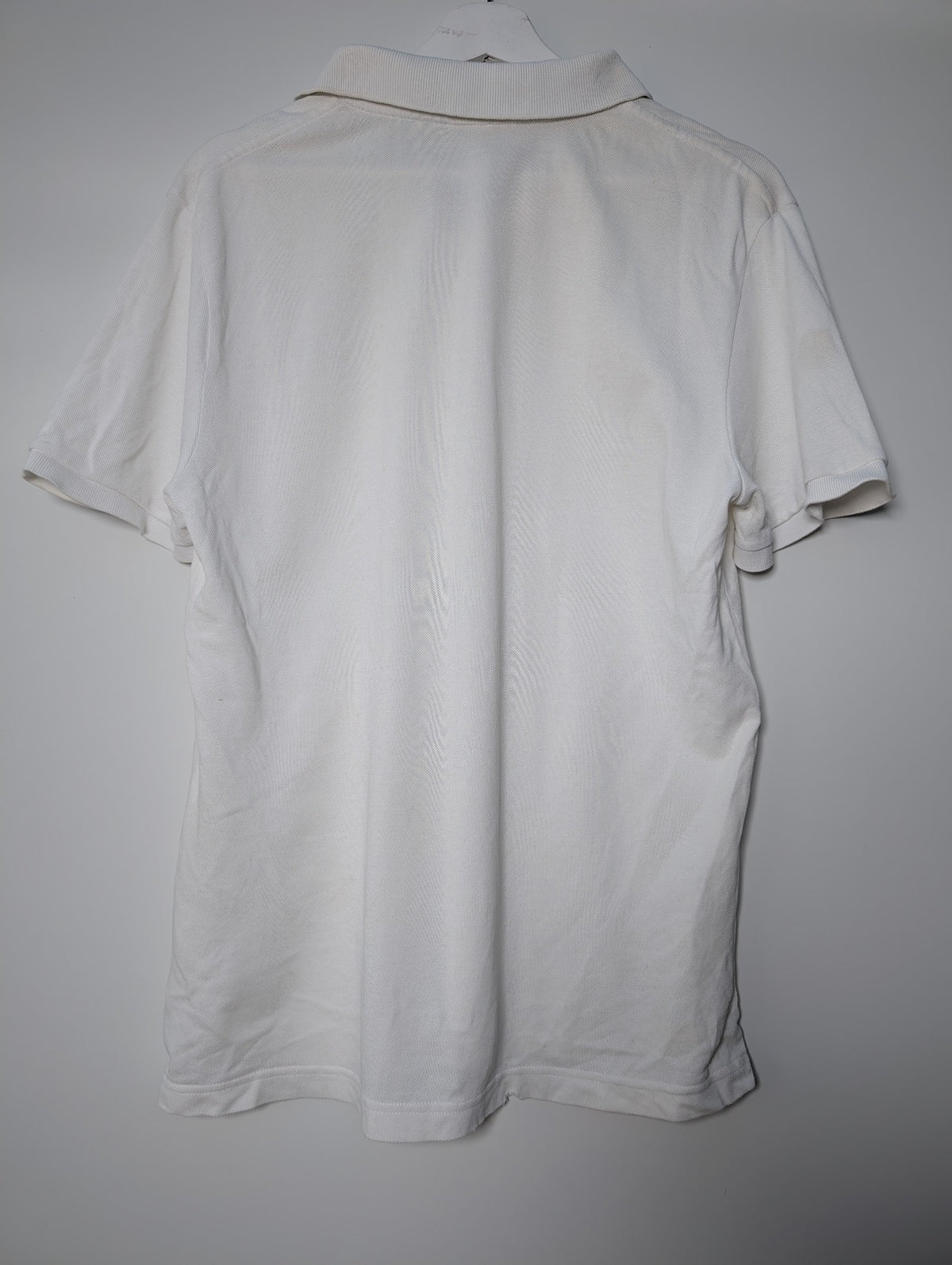 Lacoste Slim Fit L.12.12 Polo Shirt White Size 5 - Image 4