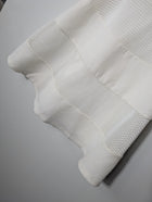 Ann Taylor Fit and Flare Dress White Sleeveless Textured Mesh Panel Size 6 - Image 3