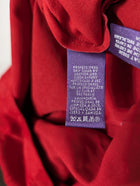 Ralph Lauren Collection Suede Lace-Up Shirt Red Size 10 - Image 6