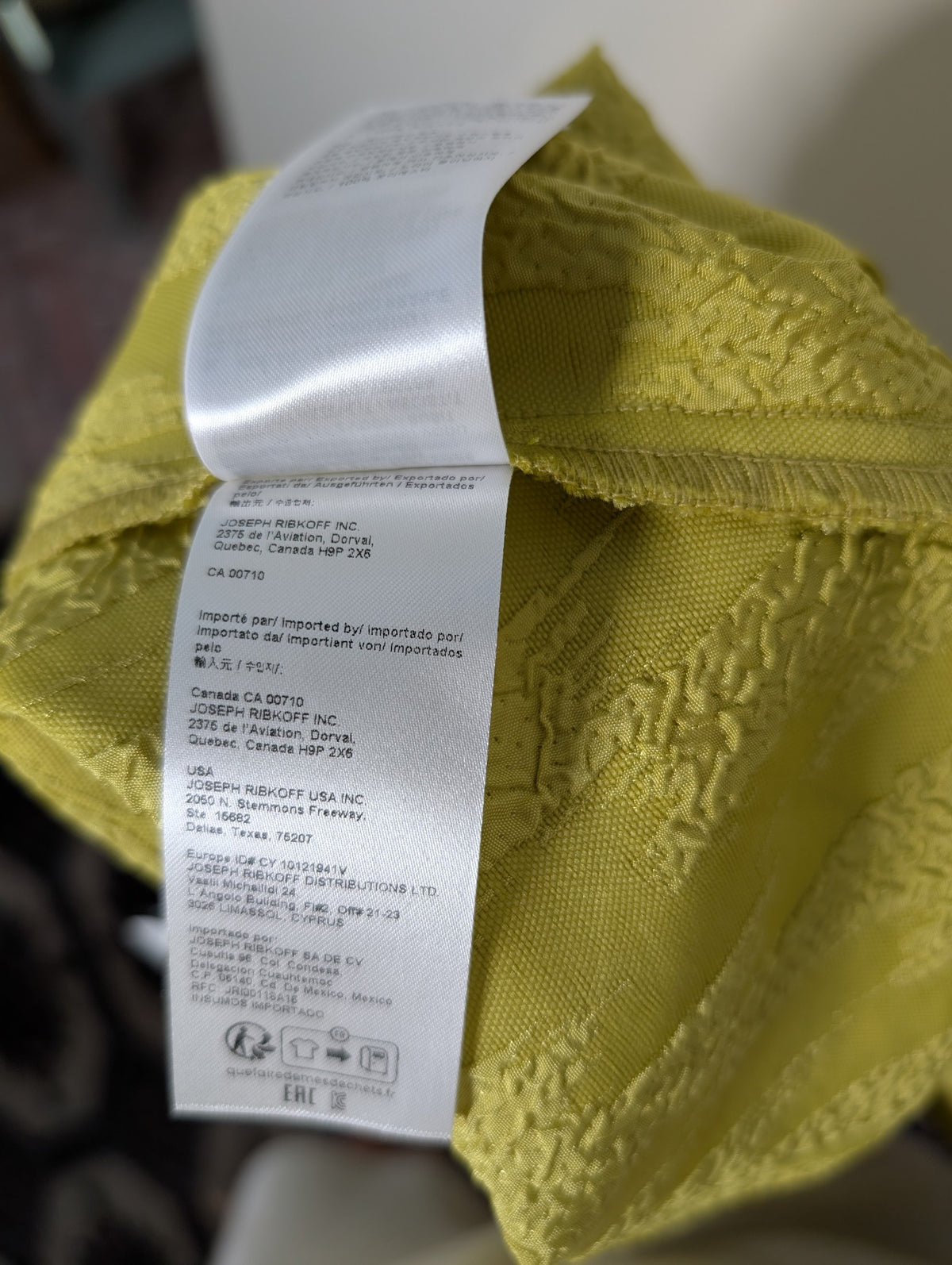 Joseph Ribkoff Open Front Jacket Lime Green Size 14 - Image 7