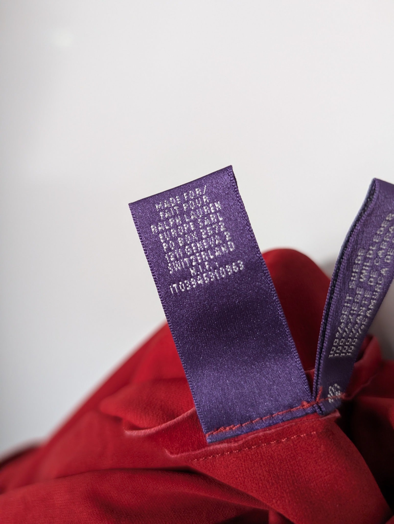 Ralph Lauren Collection Suede Lace-Up Shirt Red Size 10 - Image 8