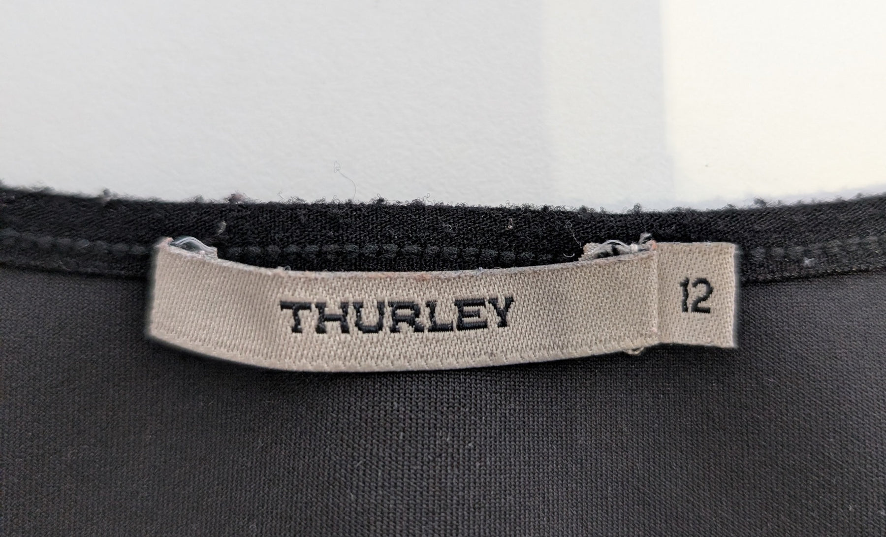 Thurley Sleeveless Top Black Laser Cut Women's Size 12 - Image 3