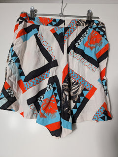 Something Else Geometric Print Shorts Women's AU 8 - Image 4