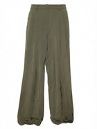 Alexander Wang Paneled Trousers Olive Green Women's Size 4 - Image 1