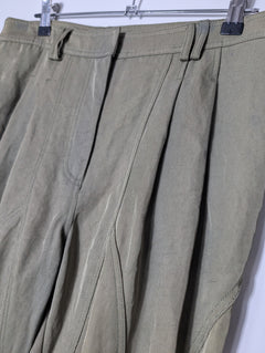 Alexander Wang Paneled Trousers Olive Green Women's Size 4 - Image 2