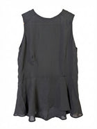 A.L.C. Sleeveless Peplum Top Black Size 4 - Image 1