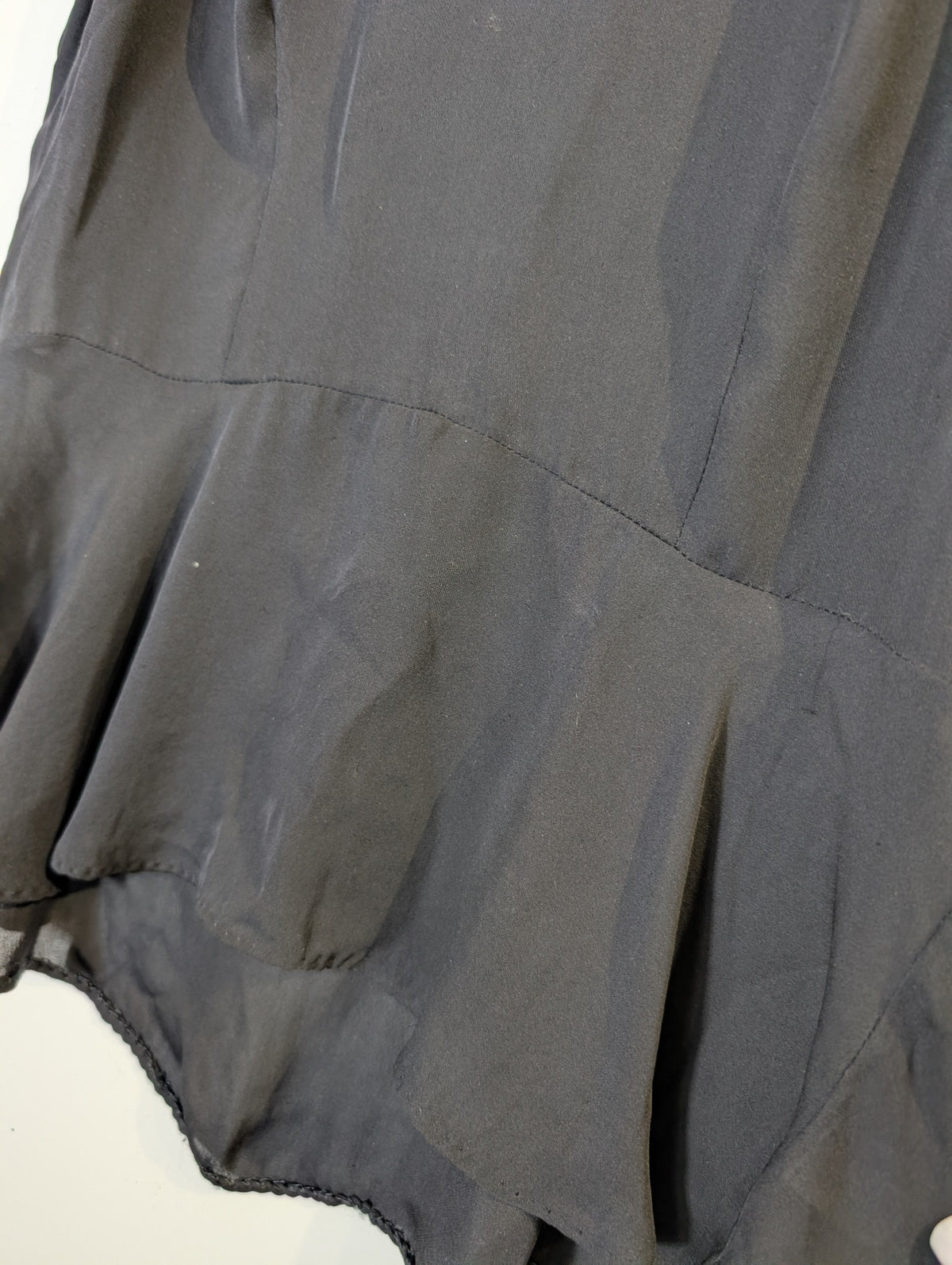 A.L.C. Sleeveless Peplum Top Black Size 4 - Image 2