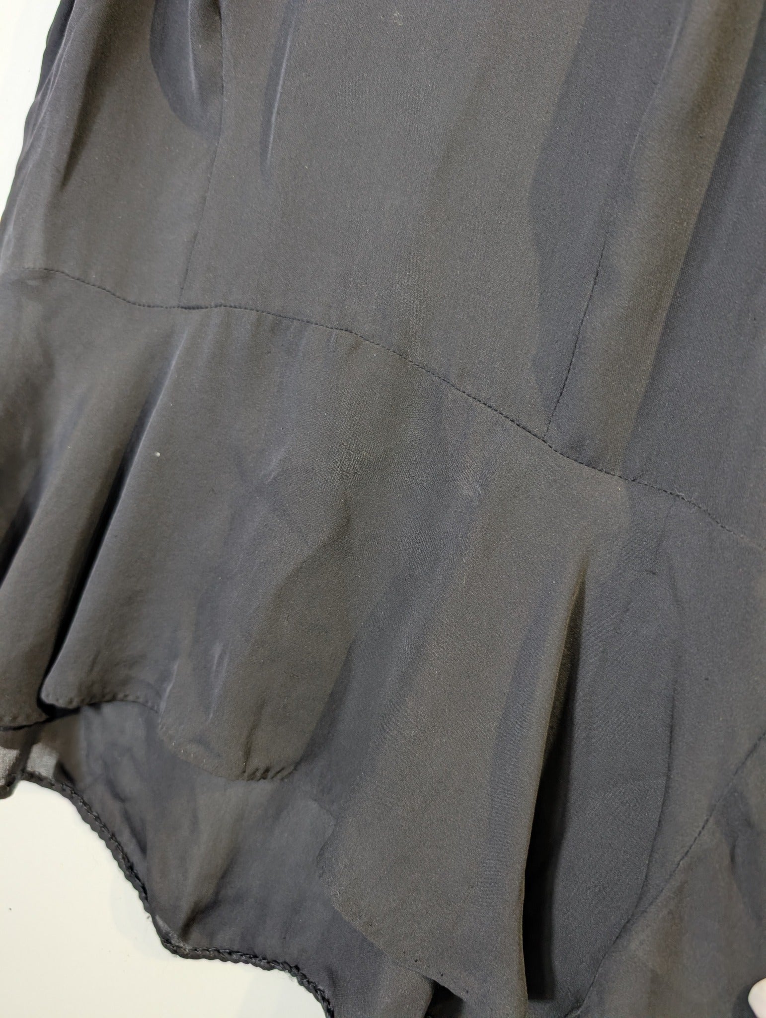 A.L.C. Sleeveless Peplum Top Black Size 4 - Image 2