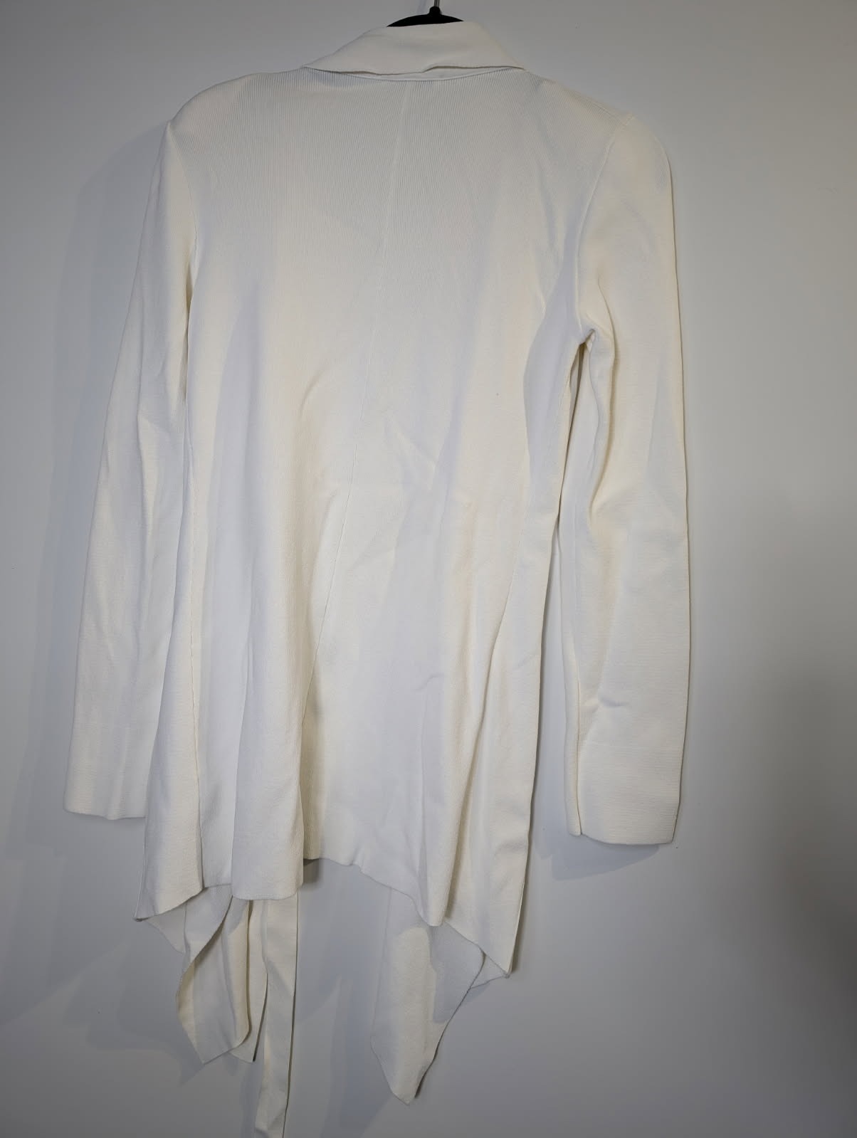 Scanlan Theodore Crepe Knit Waterfall Jacket Cream - Image 5