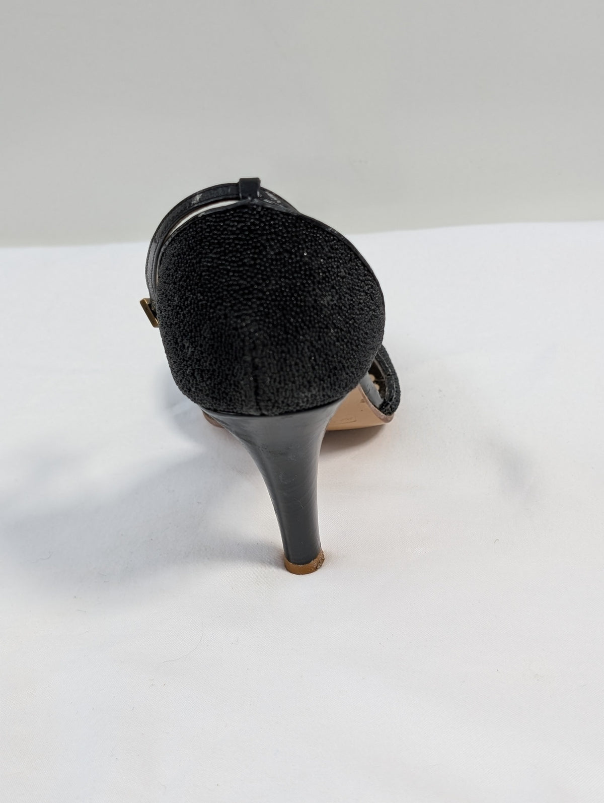 Marc Jacobs Peep Toe Ankle Strap Heels Black EU 38 - Image 3
