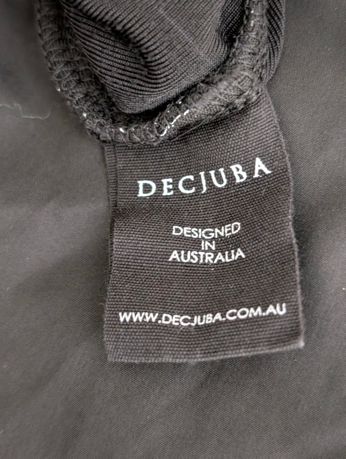 Decjuba Metallic Side Split T-Shirt Black AUS 8 - Image 5