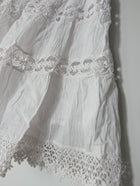 Seven Wonders Tiered Cotton Skirt White Size XS - Image 2