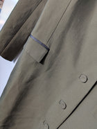 Josh Goot Double Breasted Coat Dress Olive Green Size S NWT - Image 3