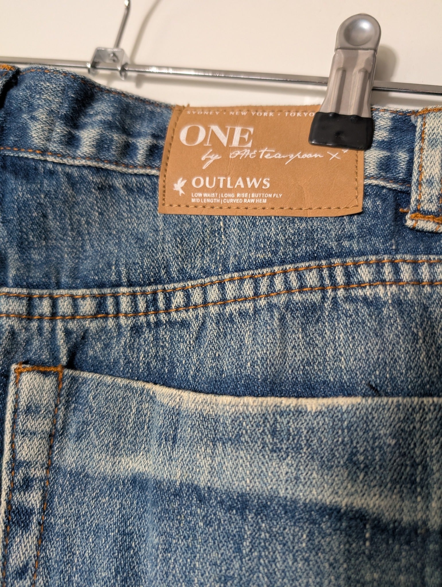 One Teaspoon Bandits Denim Shorts Blue Size 26 - Image 5
