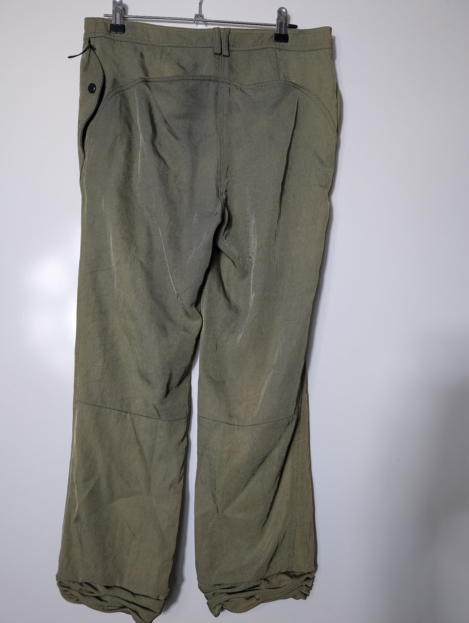 Alexander Wang Paneled Trousers Olive Green Women's Size 4 - Image 4