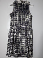 CUE Sleeveless Grid Print Dress Women's AU 12 - Image 5