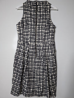 CUE Sleeveless Grid Print Dress Women's AU 12 - Image 5