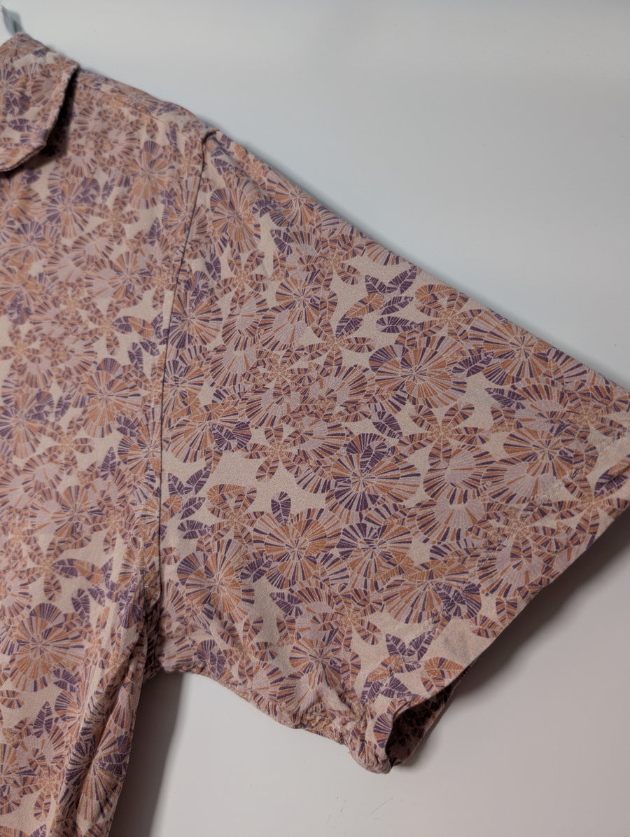 Rusty Men's Floral Short Sleeve Button-Up Shirt Multicolour Size M - Image 3